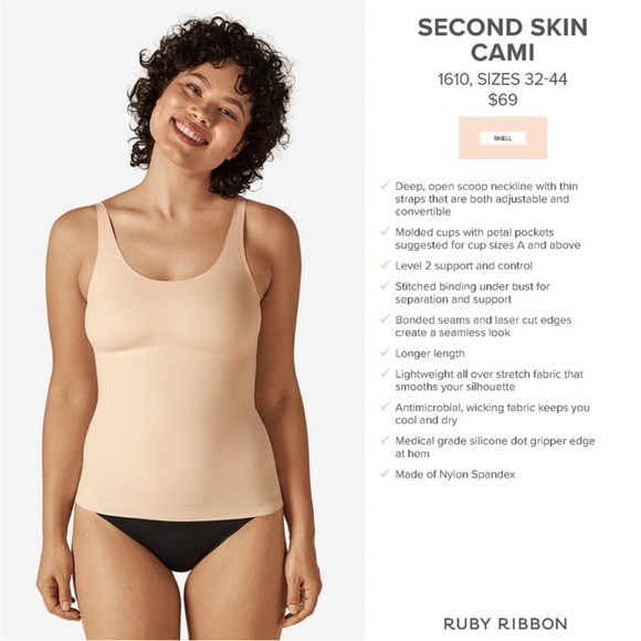 Ruby Ribbon Second Skin Cami - Picture 9 of 9